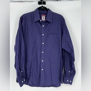 ALLEN SOLLY NOTTINGHAM HERITAGE OXFORD NAVY BUTTON DOWN